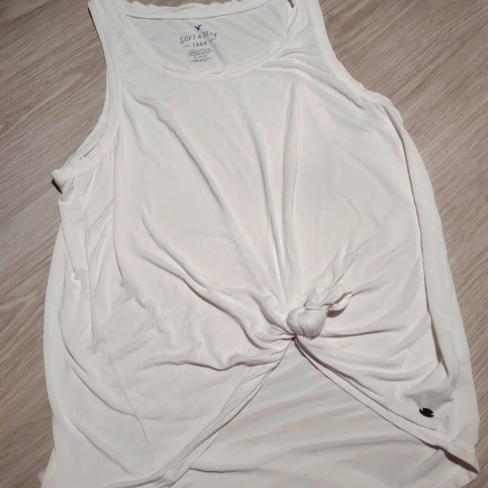 American Eagle Soft & sexy front tie tank